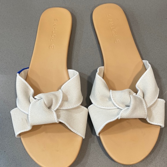 Rothy's Shoes - Rothy’s The Knot Sand Dollar Flat Sandals
